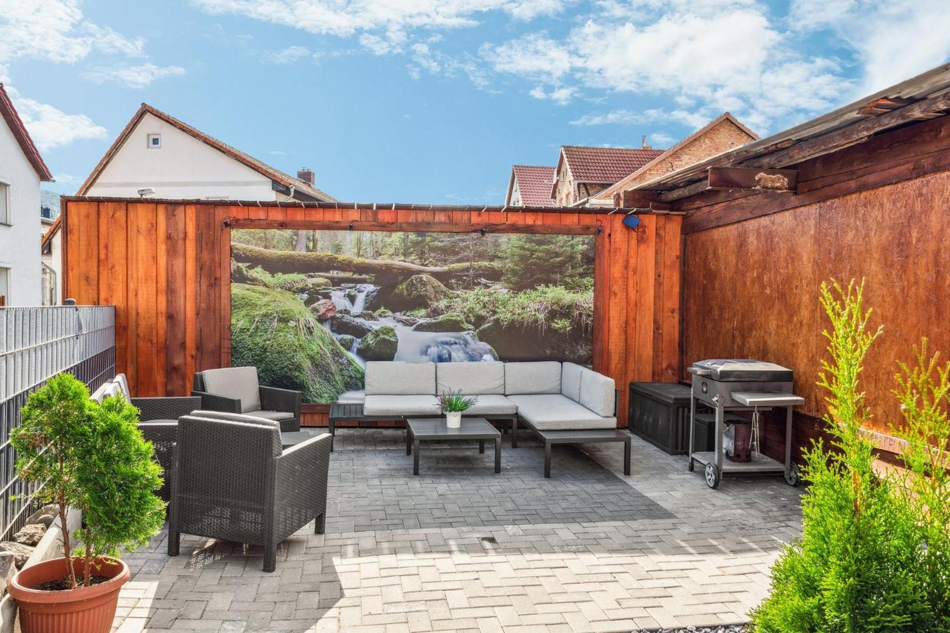 Apartment Harzlounge Center Thale - Grill & Garden Екстериор снимка